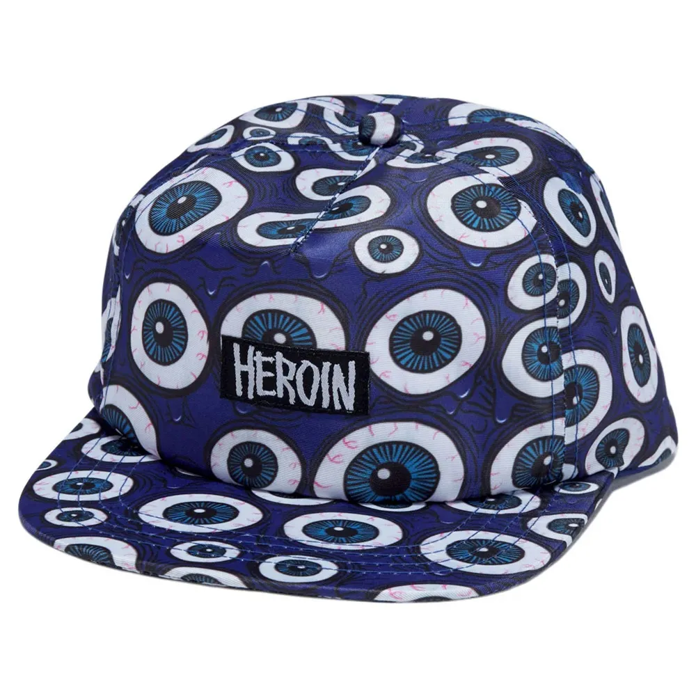 Heroin Eyes Blue Snapback Hat