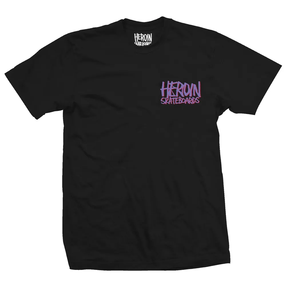 Heroin Bat Egg Black T-Shirt [Size: L]
