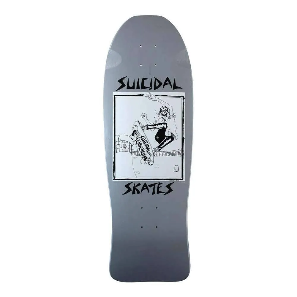Dogtown Suicidal Skates Pool Skater 80s Reissue Grey Dip Blue Pearl 10.125 Skateboard Deck