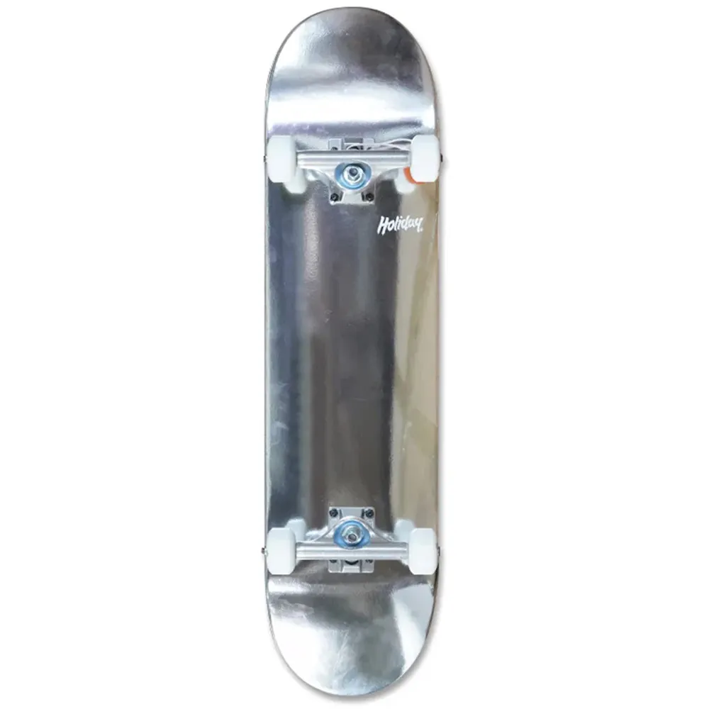 Holiday Sunday Best Silver Foil 8.0 Complete Skateboard