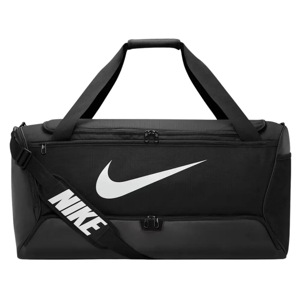Nike Brasilia 9.5 Black White Large Training Duffel Bag