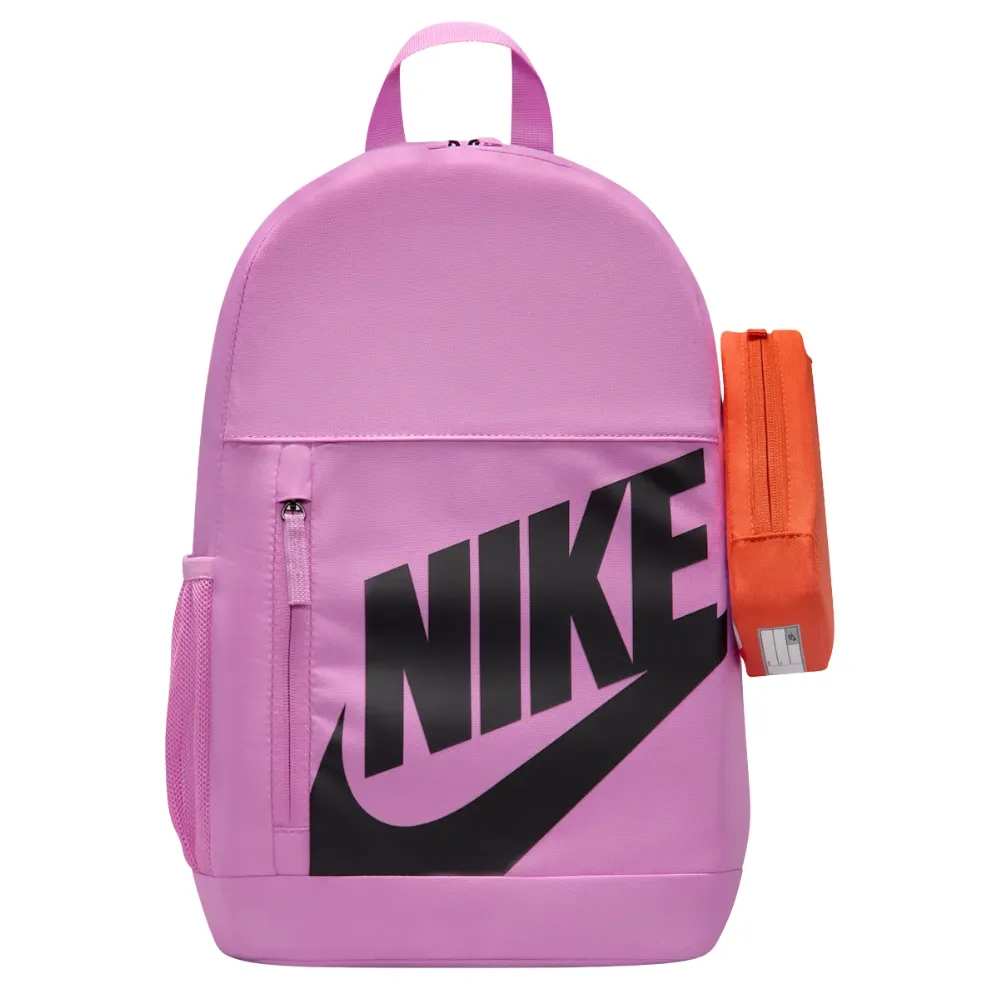 Nike Elemental Older Kids Magenta Orange Black Backpack