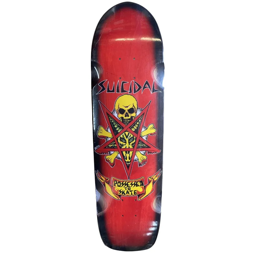 Dogtown Suicidal Skates Possessed To Skate Pool Red 8.75 Skateboard Deck