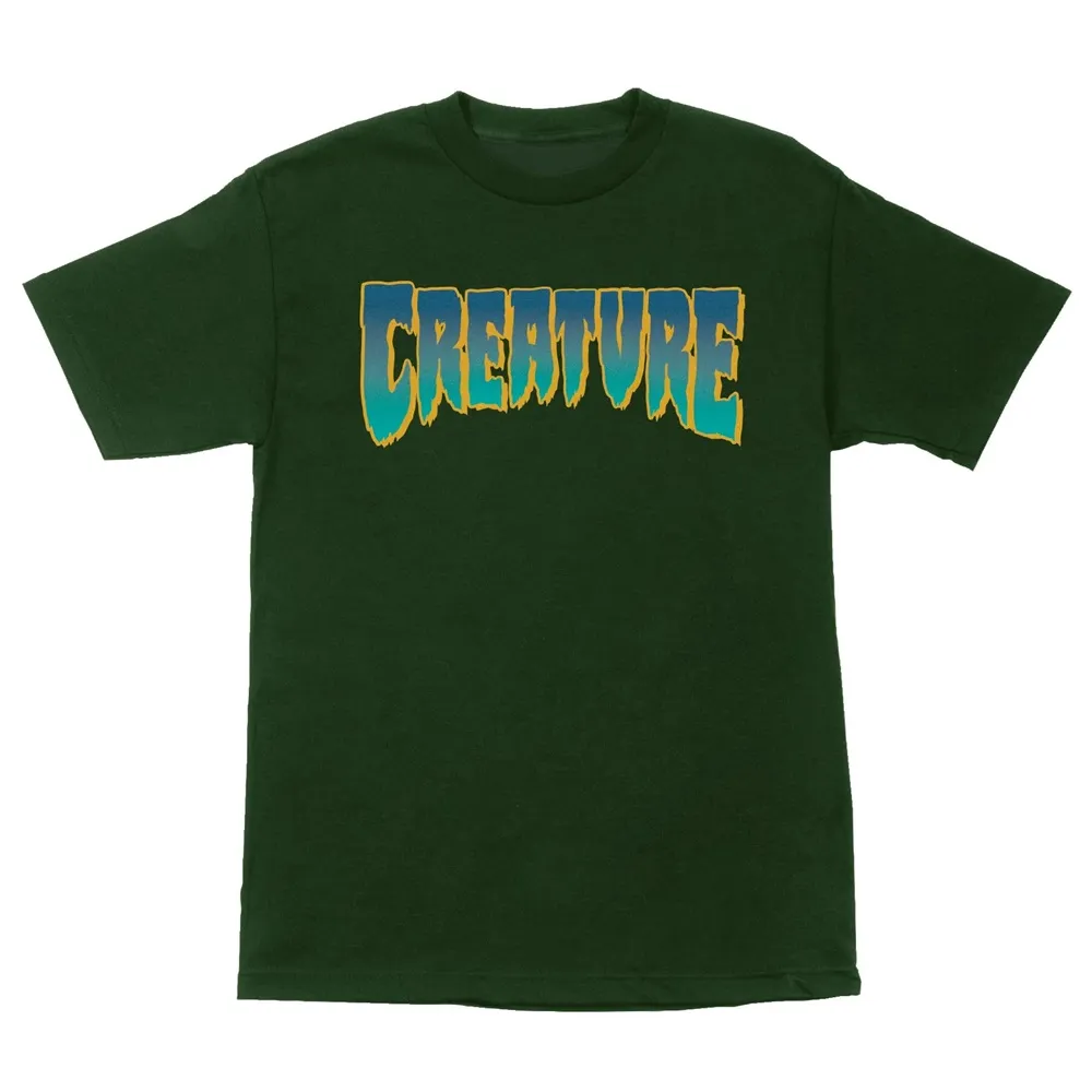 Creature Logo Forest Orange T-Shirt [Size: XL]
