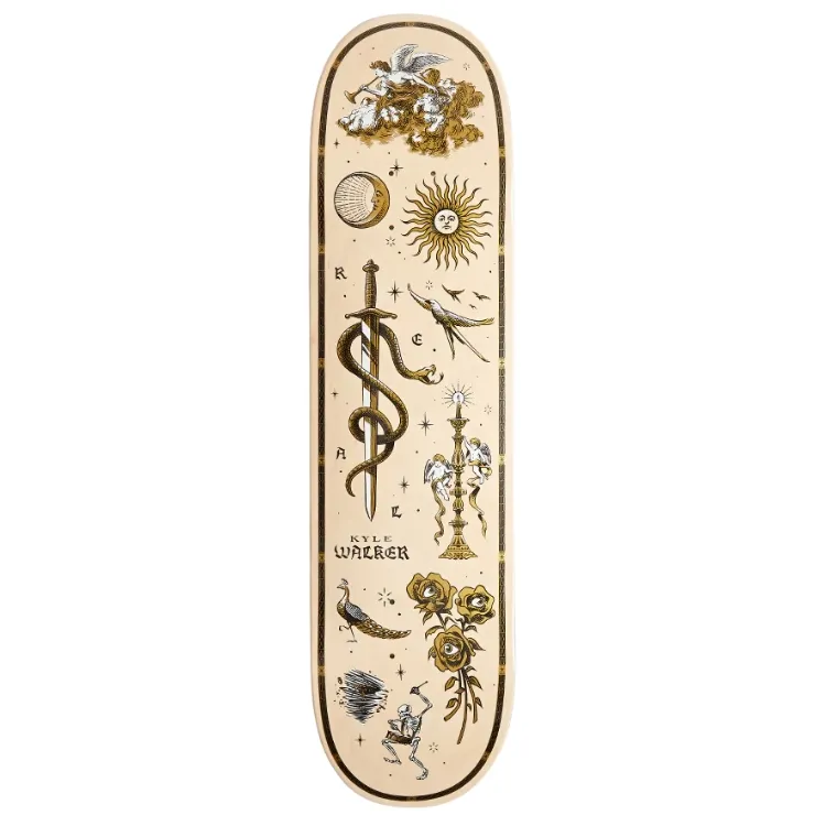 Real Kyle Engraved 8.06 Skateboard Deck