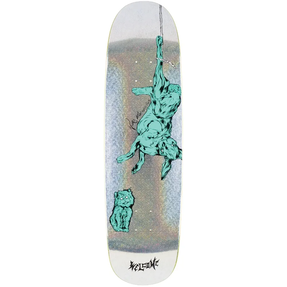 Welcome Nora Fairy Tale On Sphynx Glitter Prism Foil 8.8 Skateboard Deck