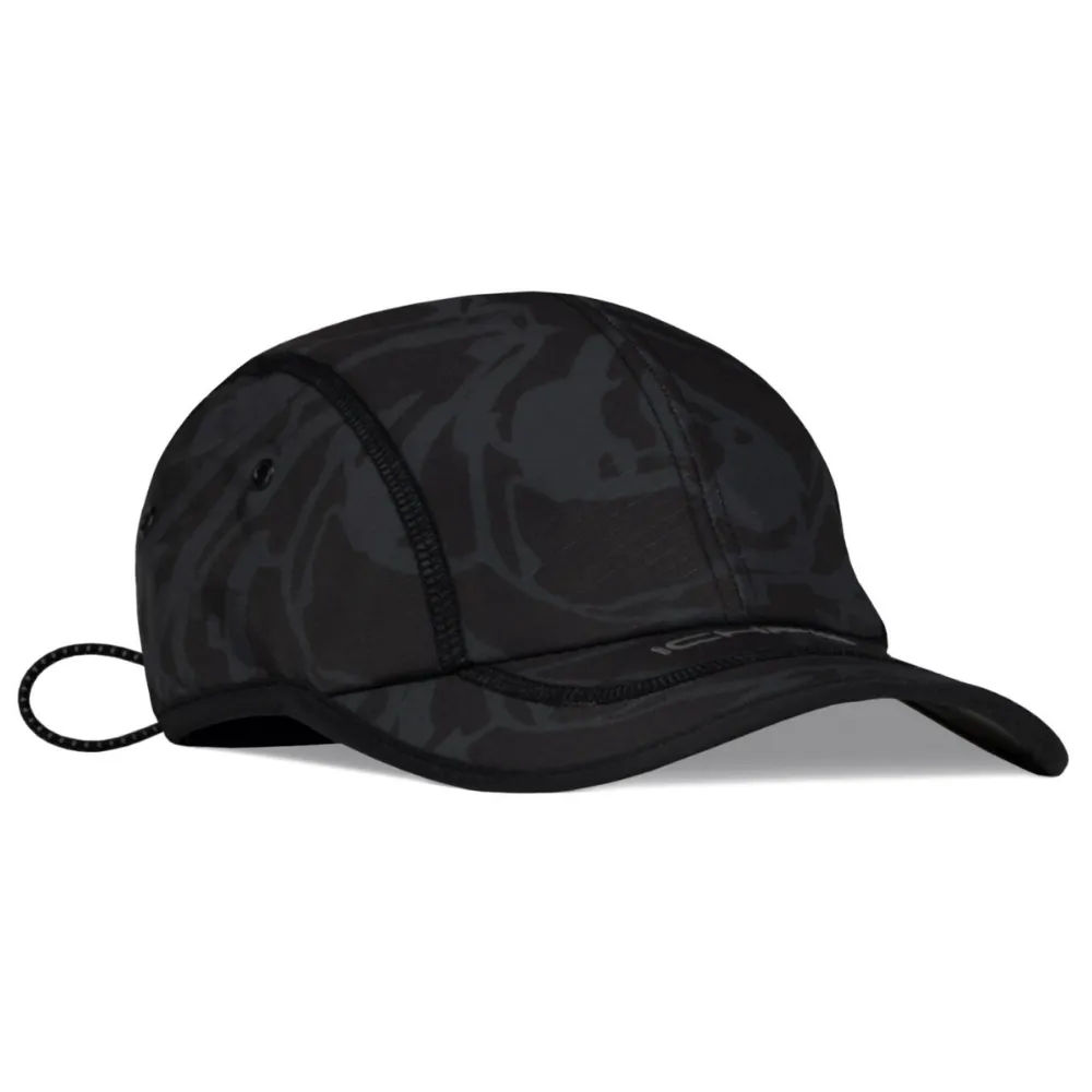Ichpig Outline 4 Panel Black Granite Hat