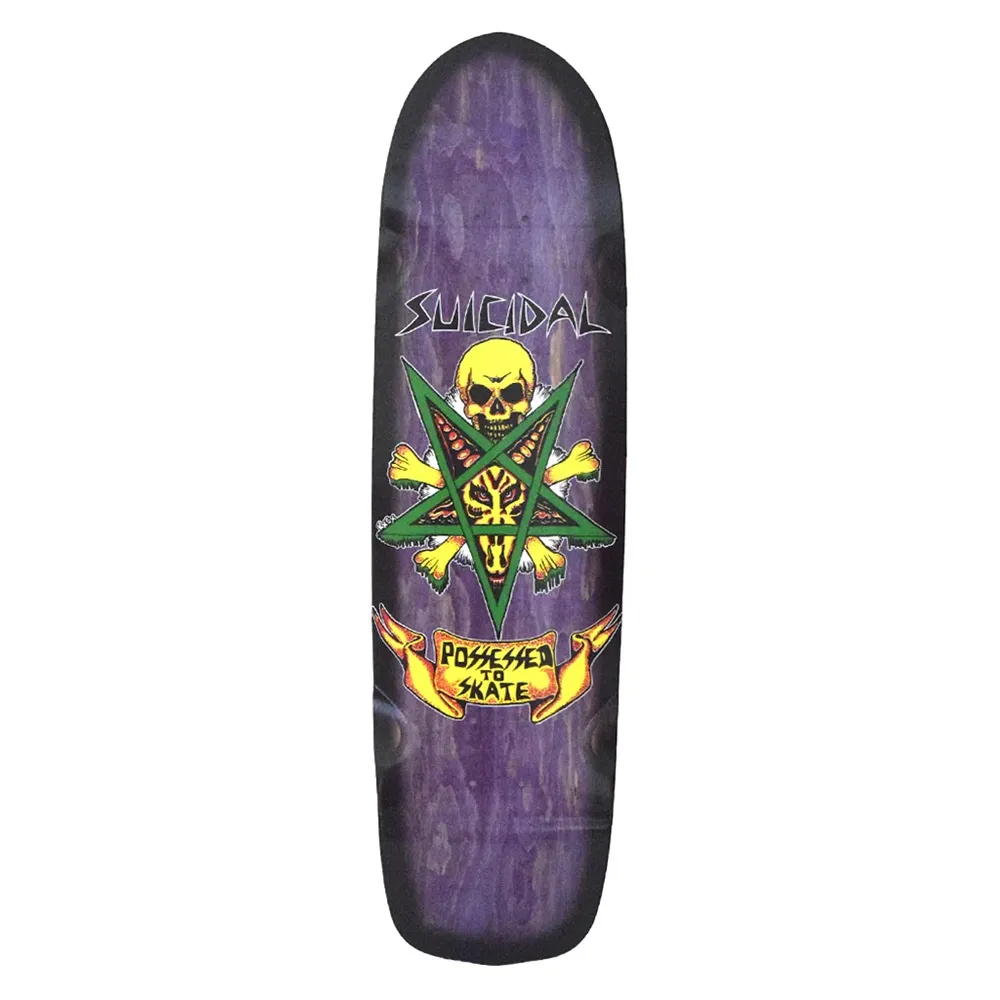 Dogtown Suicidal Skates Possessed To Skate Pool Purple 8.75 Skateboard Deck