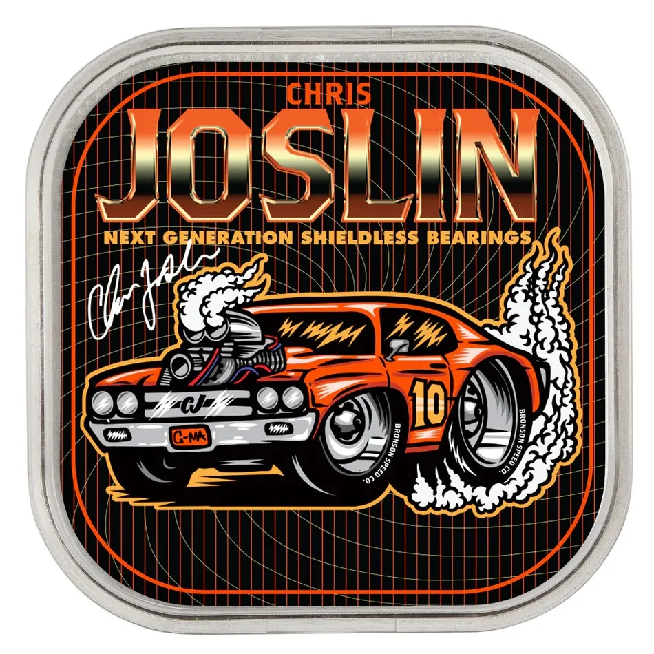 Bronson Chris Joslin 6 Ball Raw 8Pk Skateboard Bearings