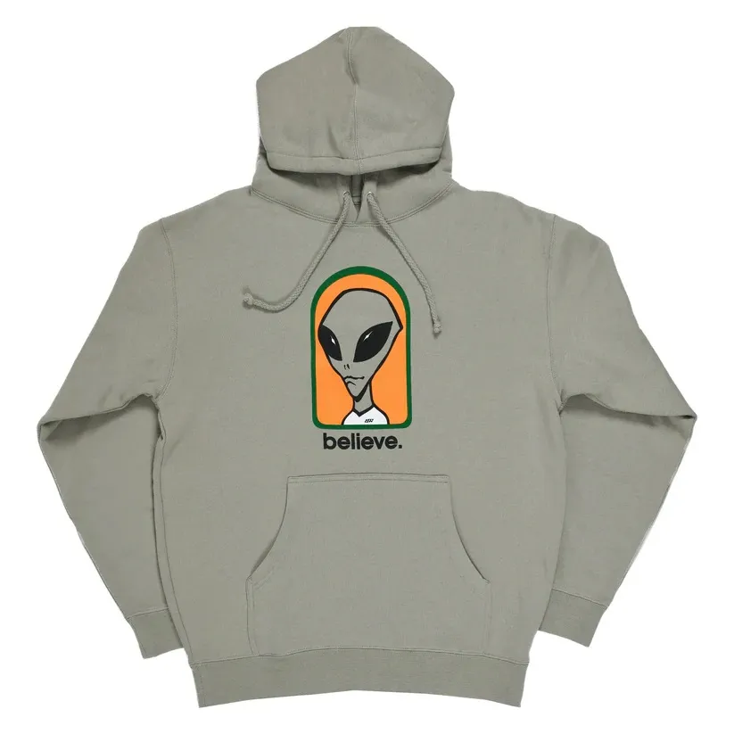 Alien Workshop Believe Grey Hoodie [Size: L]