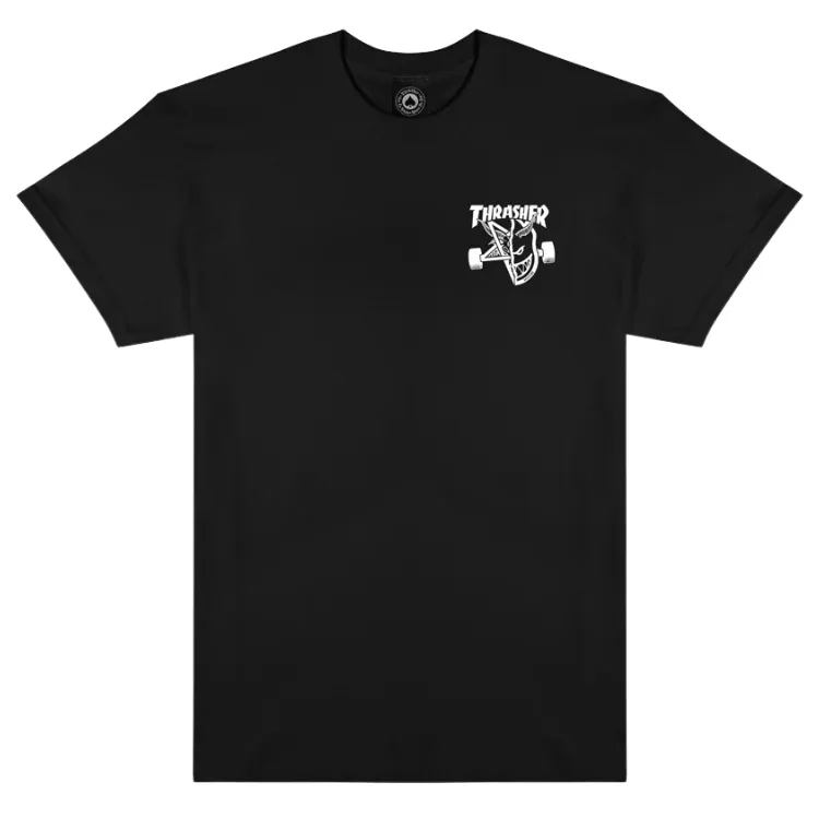 Thrasher X Spitfire Classic Swirl Black T-Shirt [Size: M]