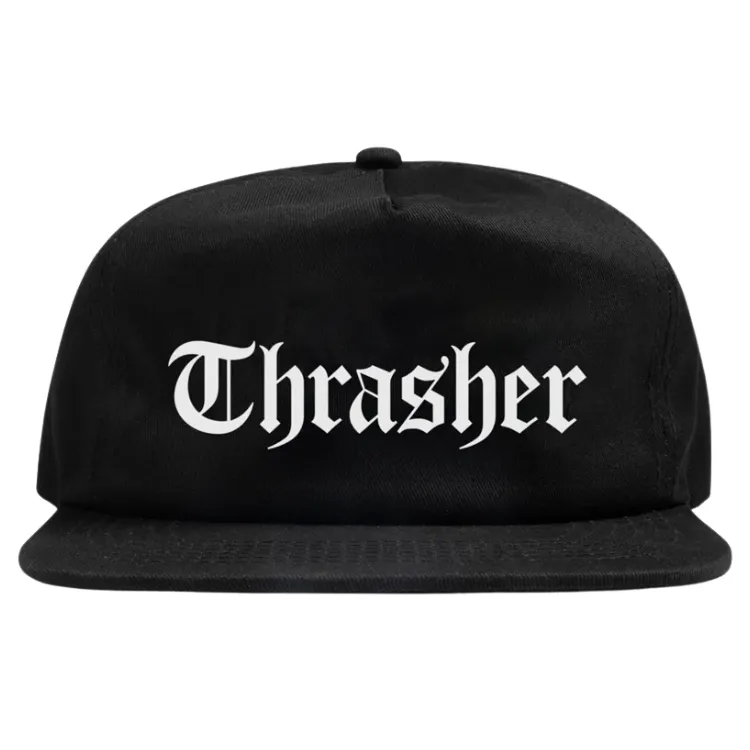 Thrasher X Spitfire End Oath Black Snapback Hat