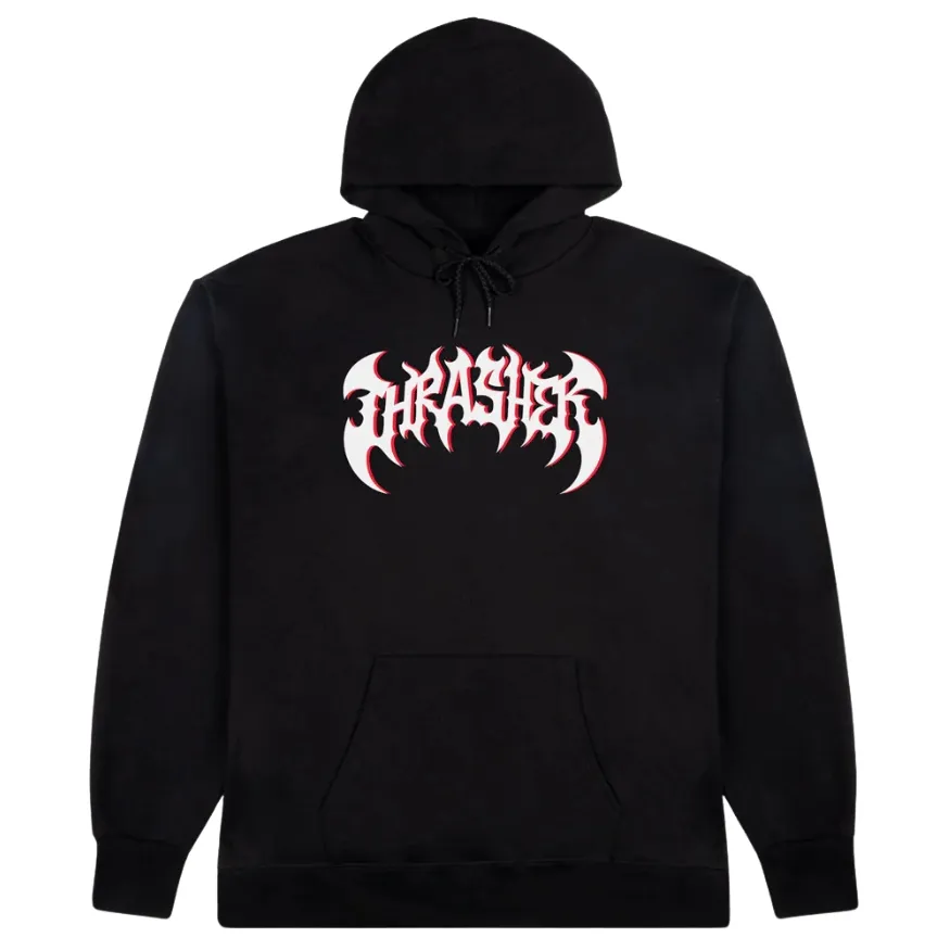 Thrasher Heavy Metal Black Hoodie [Size: M]