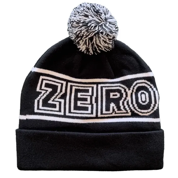 Zero Bold Black Bom Beanie