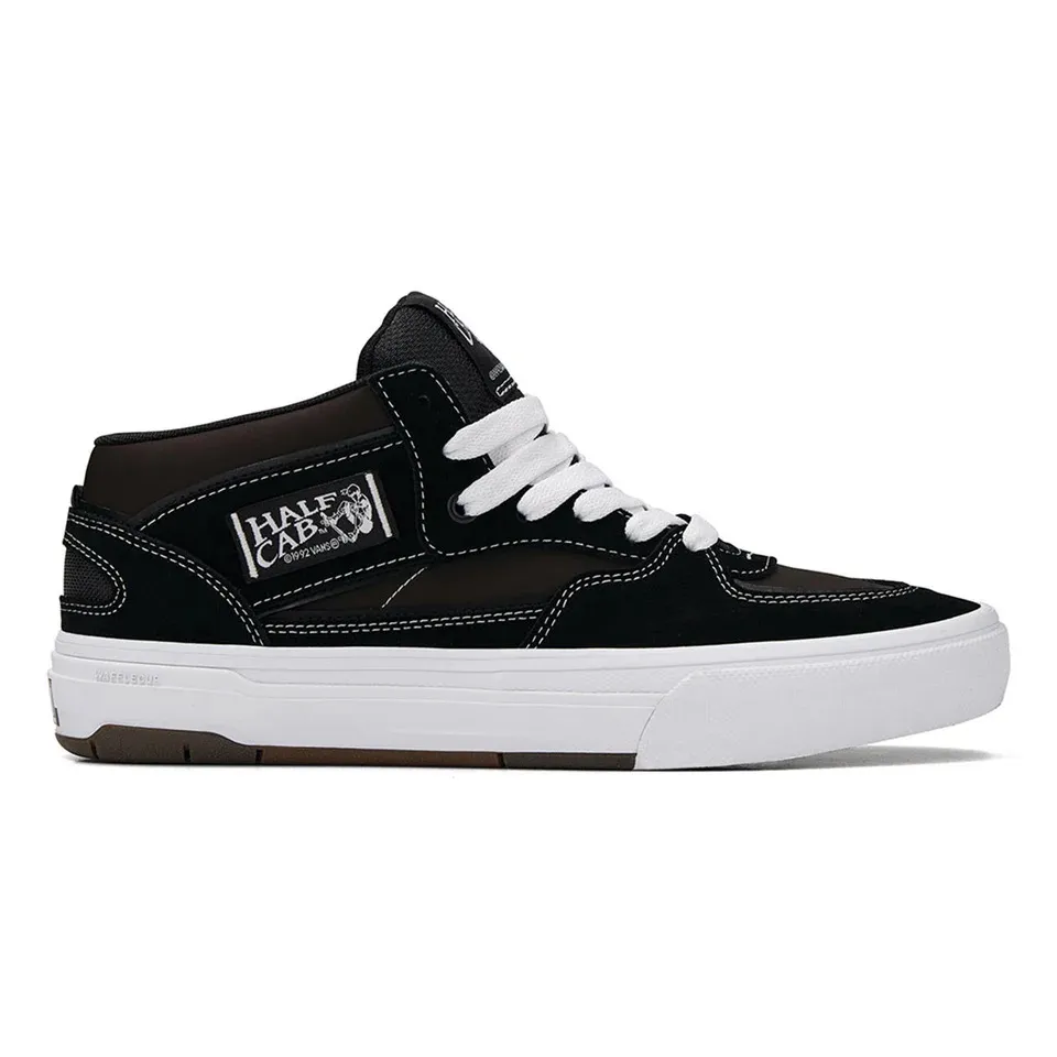 Vans Skate Half Cab Wafflecup Black White Shoes [Size: US 9]