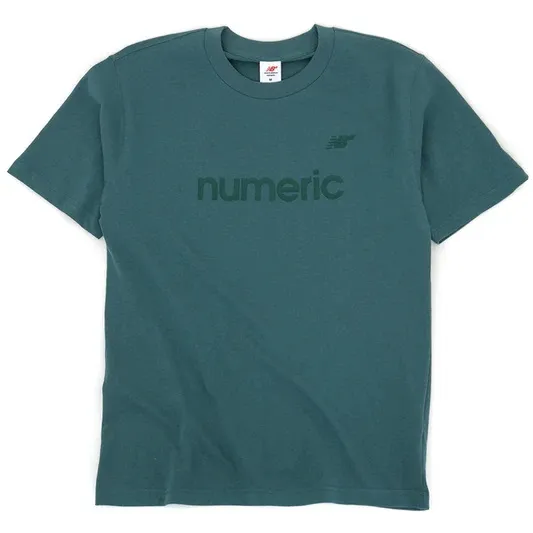 New Balance Numeric Cotton Medusa Green T-Shirt [Size: M]