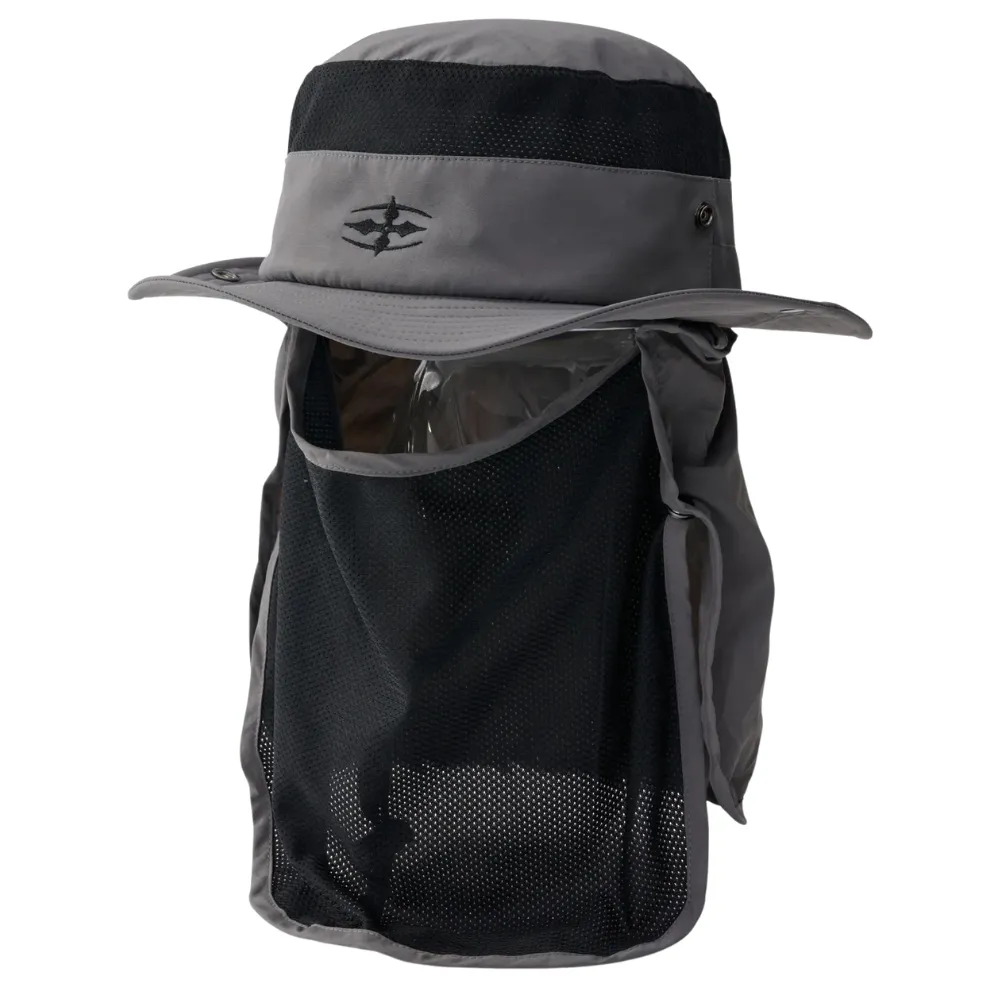 Ritual Vision Wide Brim Convertible Grey Stealth Hat