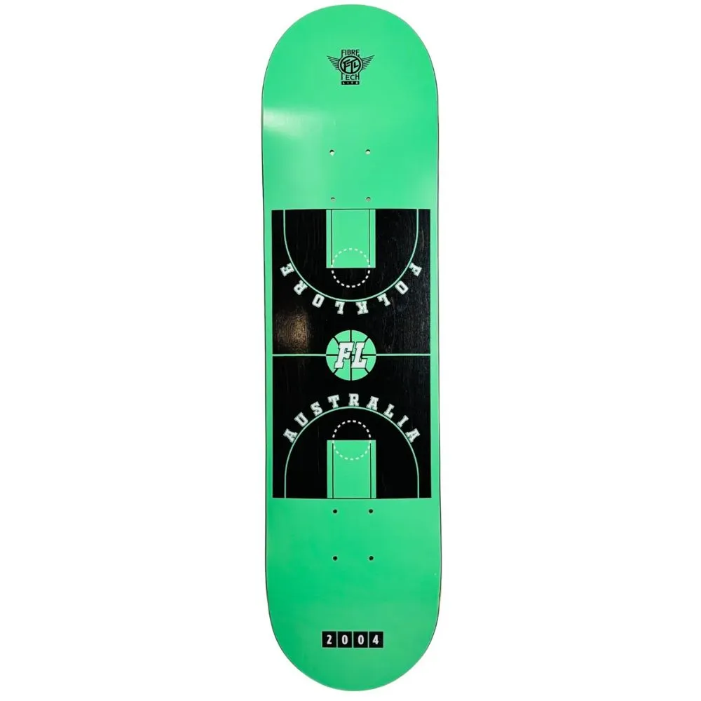 Folklore Fibretech Lite B Ball Green 8.5 Skateboard Deck
