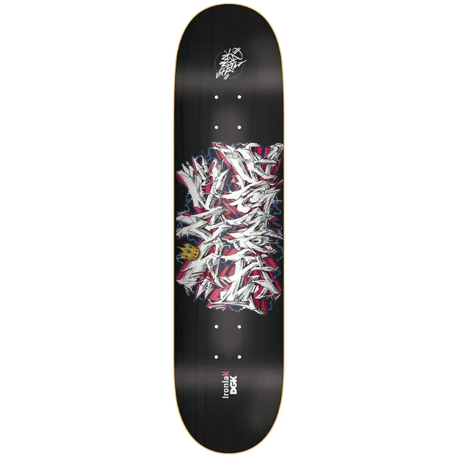 Dgk X Ironlak Volts 8.25 Skateboard Deck