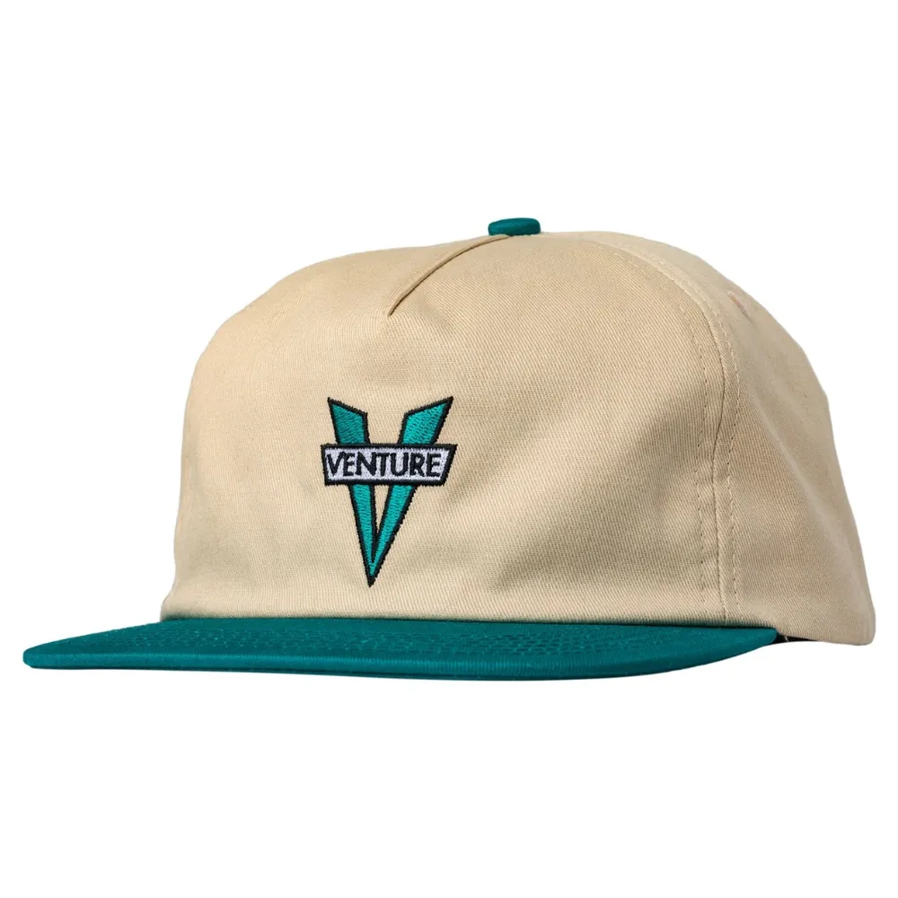 Venture Truck Co Heritage Tan Jade Snapback Hat