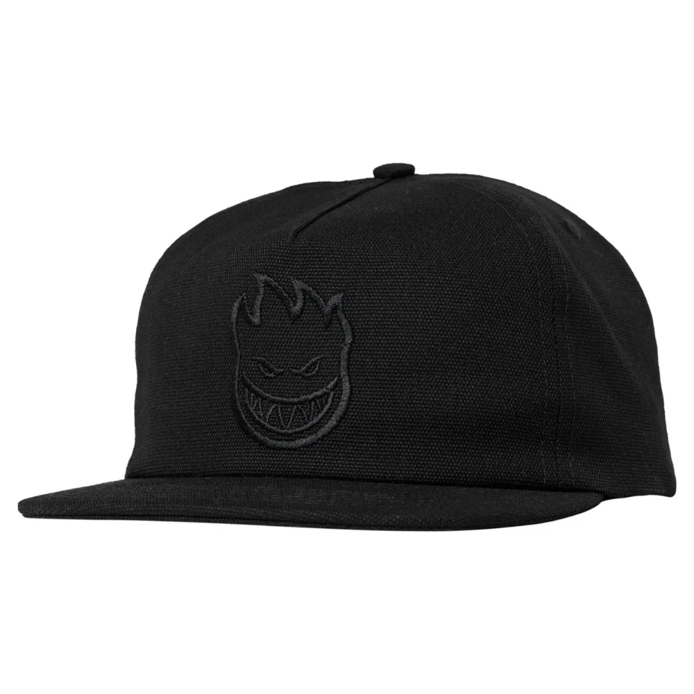 Spitfire Bighead Black Charcoal Snapback Hat