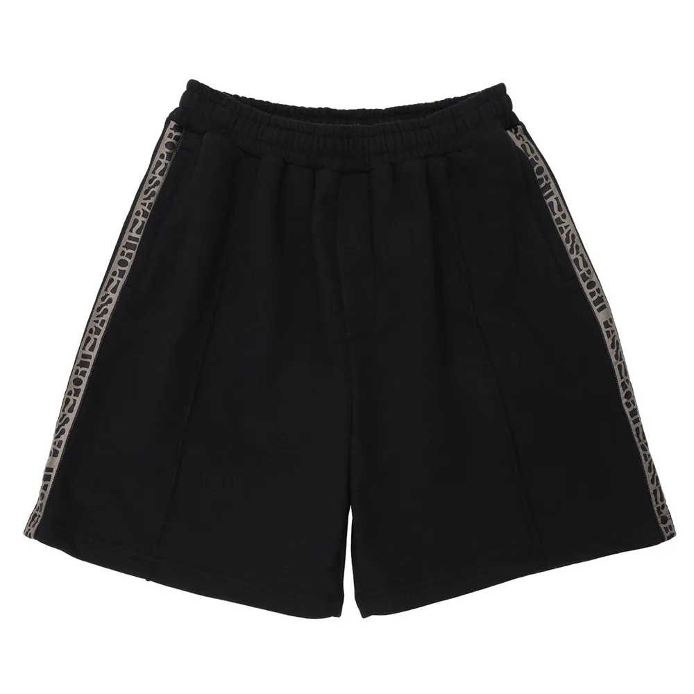 Passport Rough Neg Organic Fleece Black Shorts [Size: S]