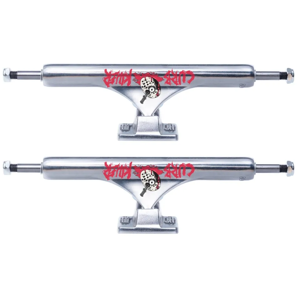Slappy ST1 Inverted Curb Killer II Hollow Polished Set Of 2 Skateboard Trucks [Size: 8.50]
