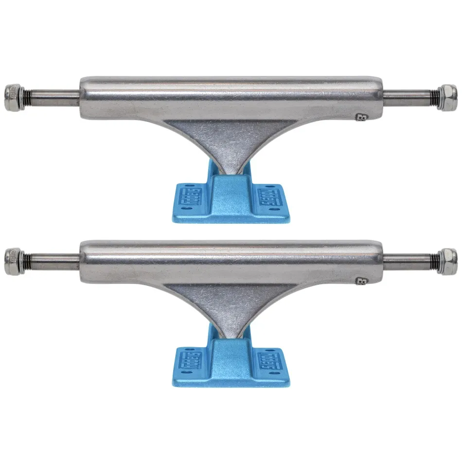 Slappy Inverted Light Ultra Low Light Blue Polished Set Of 2 Skateboard Trucks [Size: 8.00]