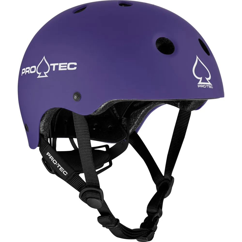Protec Classic Junior Fit Certified Matte Purple Youth Helmet [Size: Youth S]
