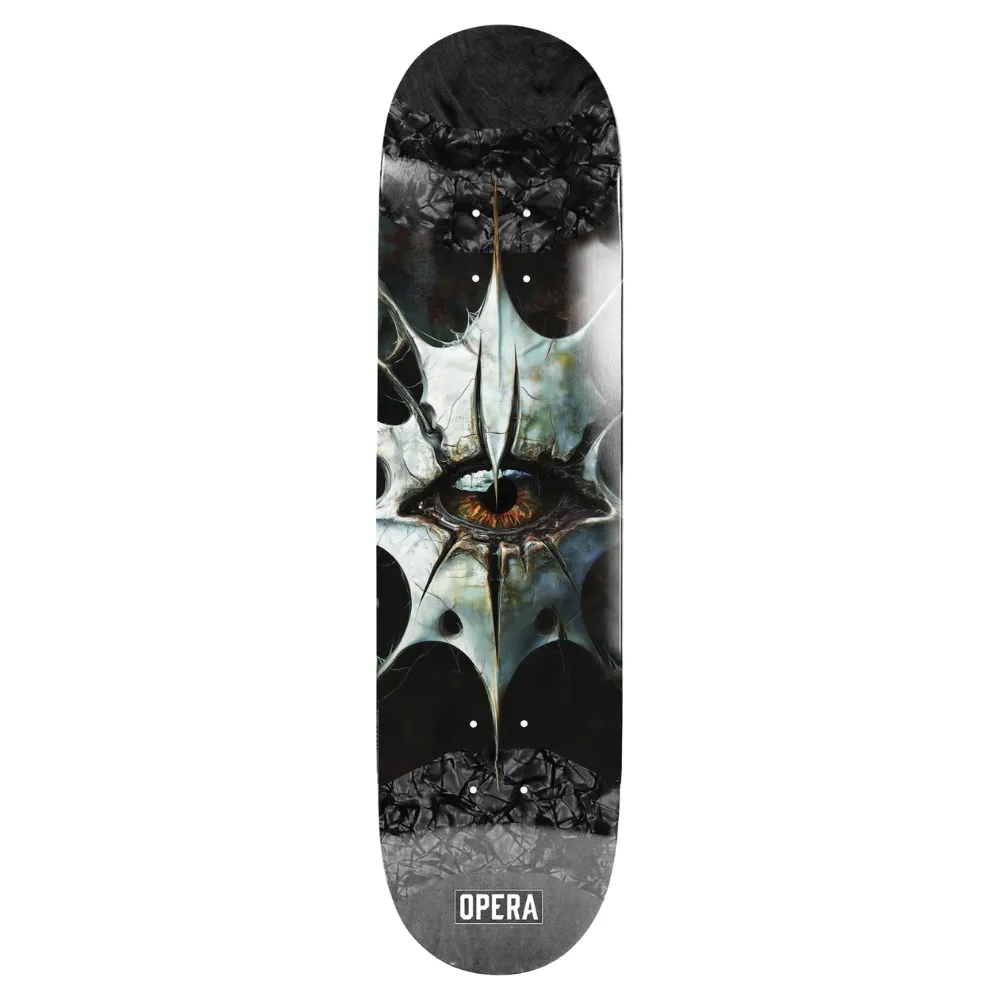 Opera Evil Eye Pop Slick Twin 8.25 Skateboard Deck