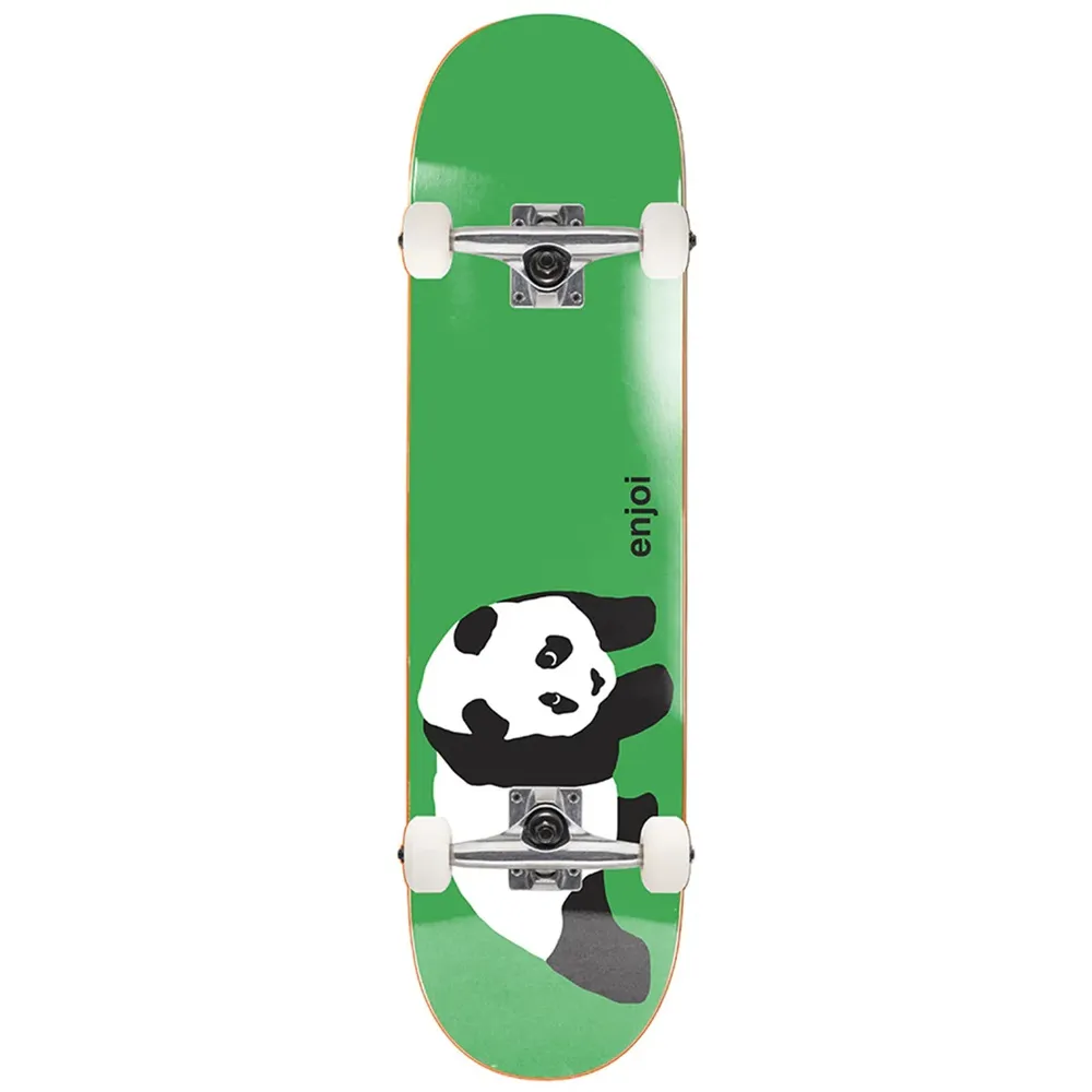 Enjoi Panda Green 7.25 Complete Skateboard
