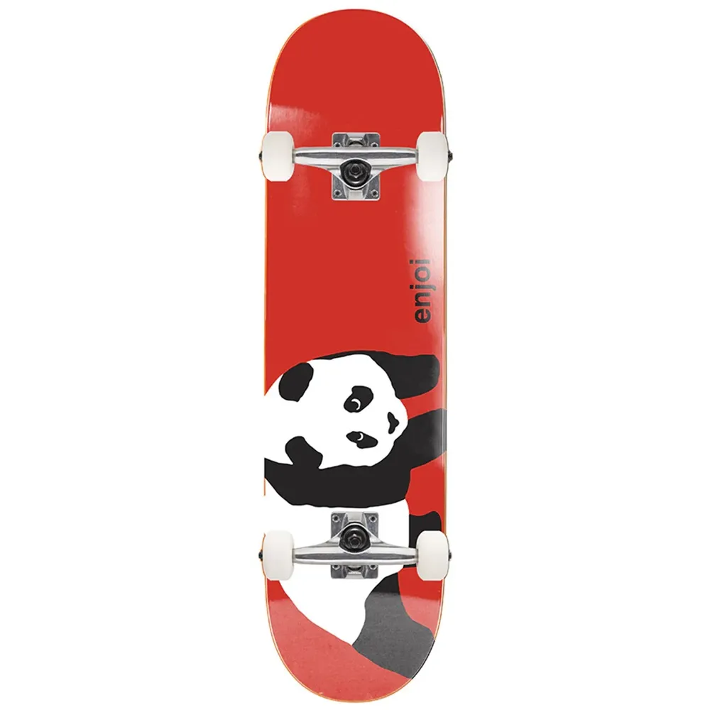 Enjoi Panda Red 8.0 Complete Skateboard