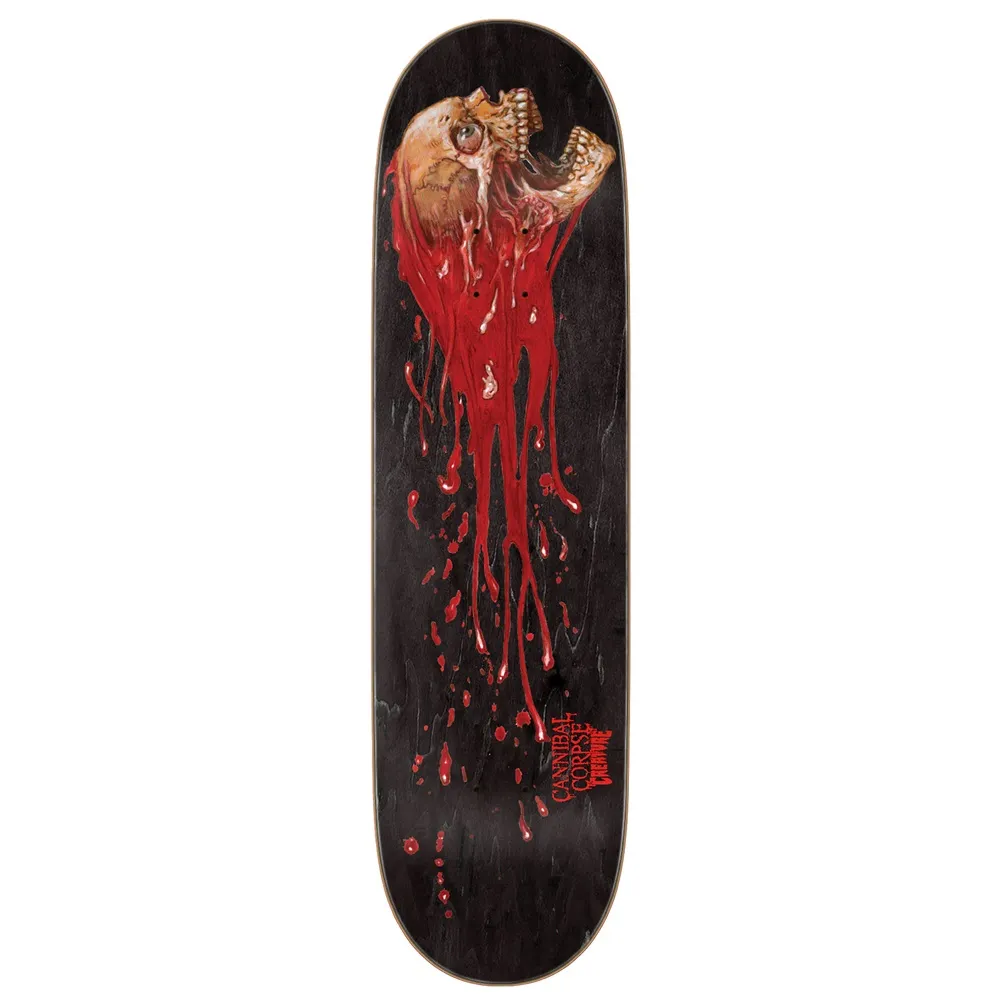 Creature X Cannibal Corpse Skull And Blood 8.53 Skateboard Deck