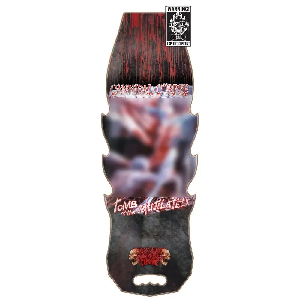 Creature X Cannibal Corpse Explicit Tomb Of The Mutilated 10.56 Skateboard Deck