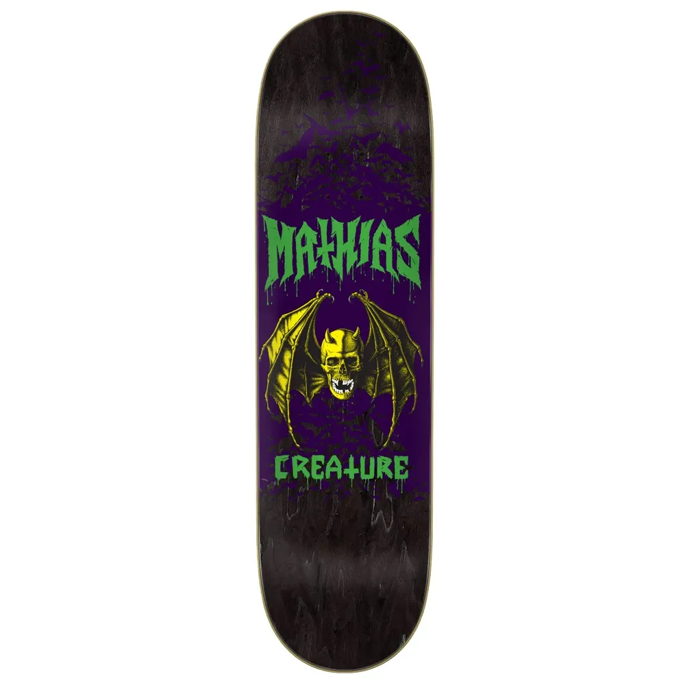 Creature Torres Skull Bat Stumps Pro 8.51 Skateboard Deck