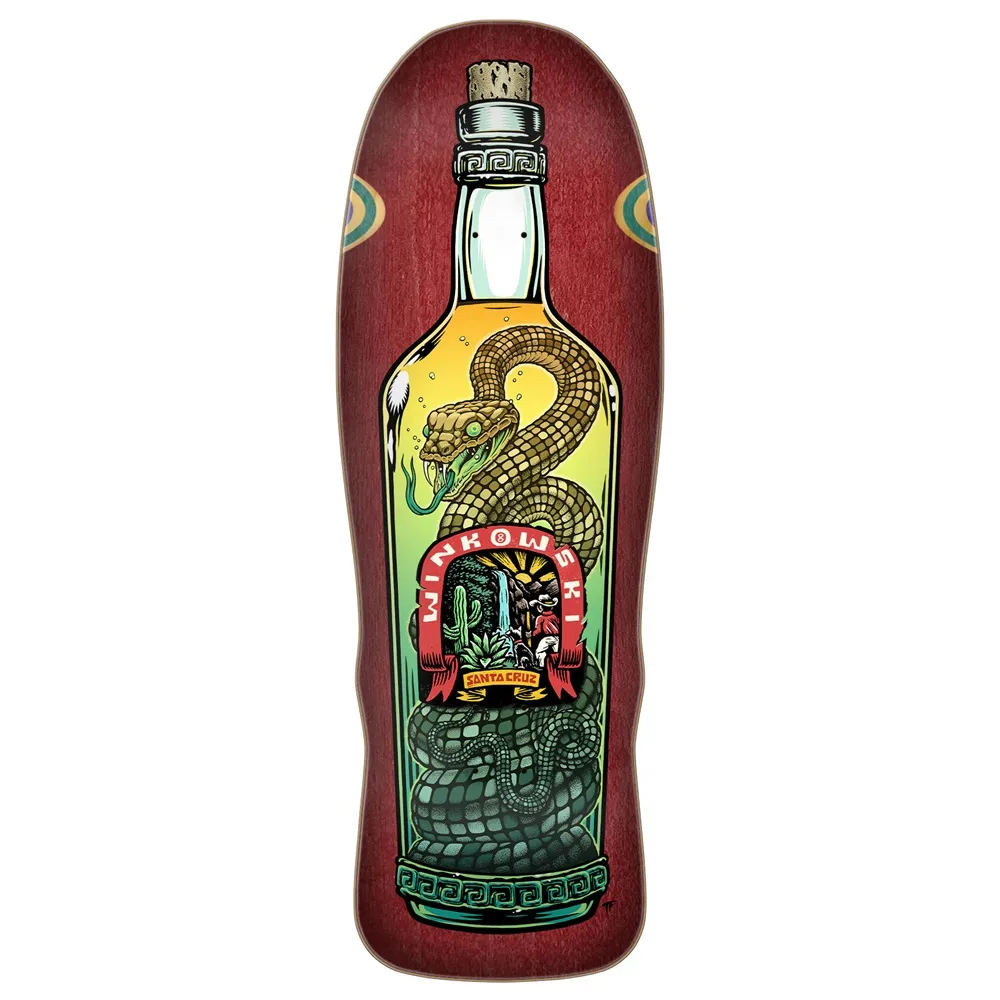 Santa Cruz Winkowski Agave Snake Pro Shaped 10.35 Skateboard Deck