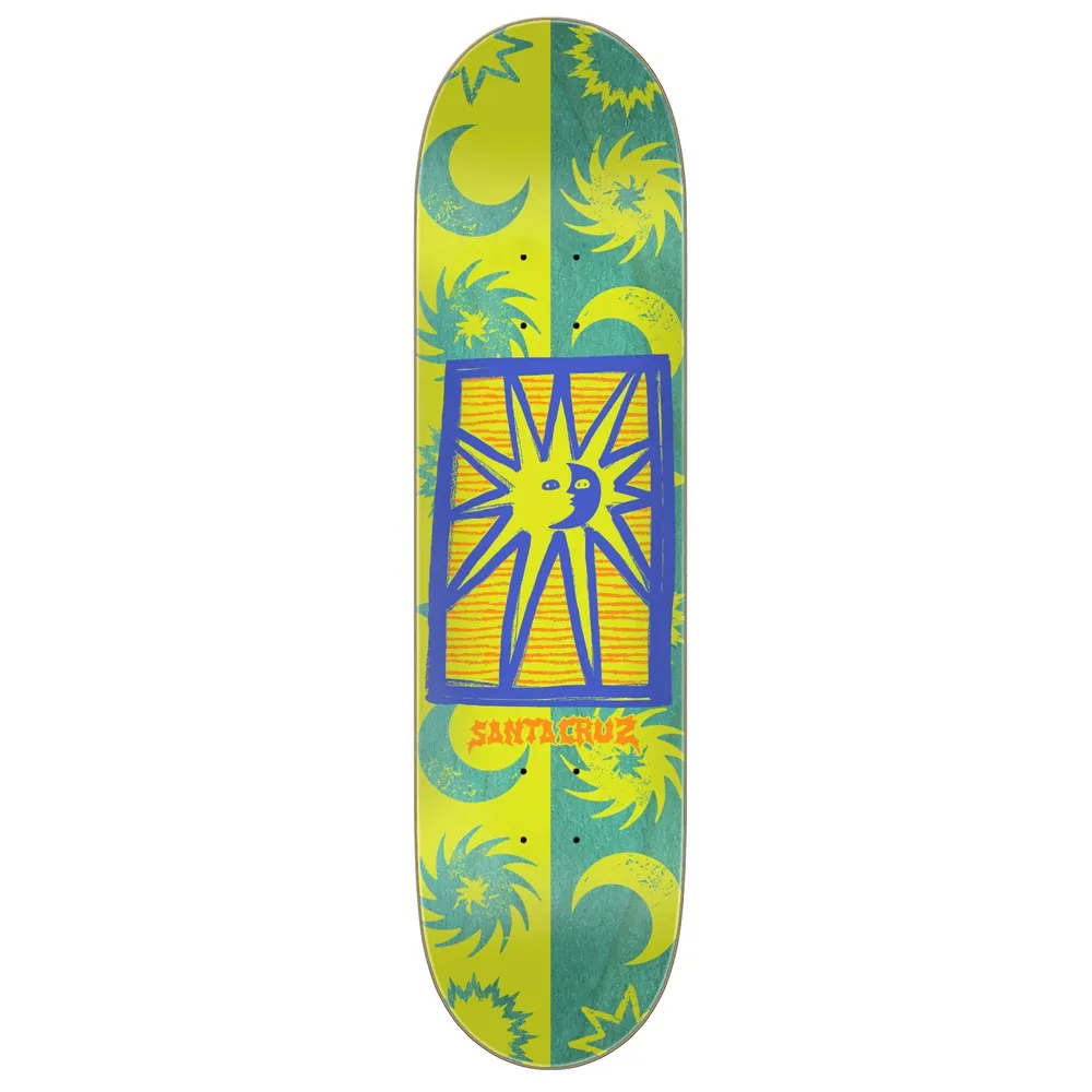 Santa Cruz Sun Stamp FeelBase 7.75 Skateboard Deck