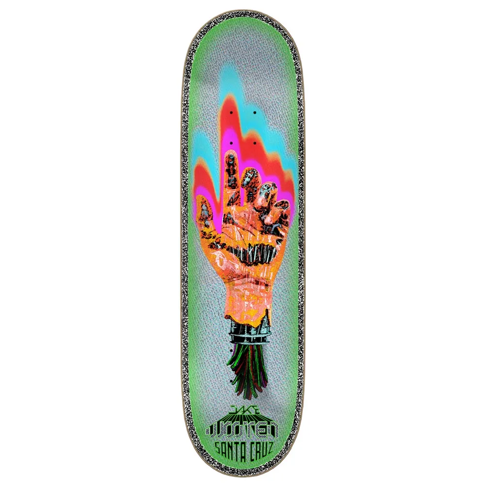 Santa Cruz Wooten Dystopia VX Green 8.5 Skateboard Deck
