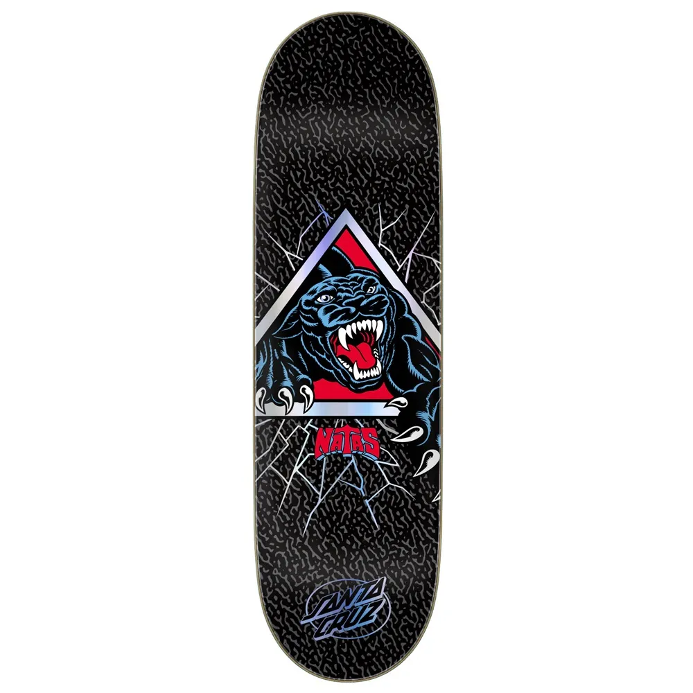 Santa Cruz Natas Shattered Panther VX 9.0 Skateboard Deck
