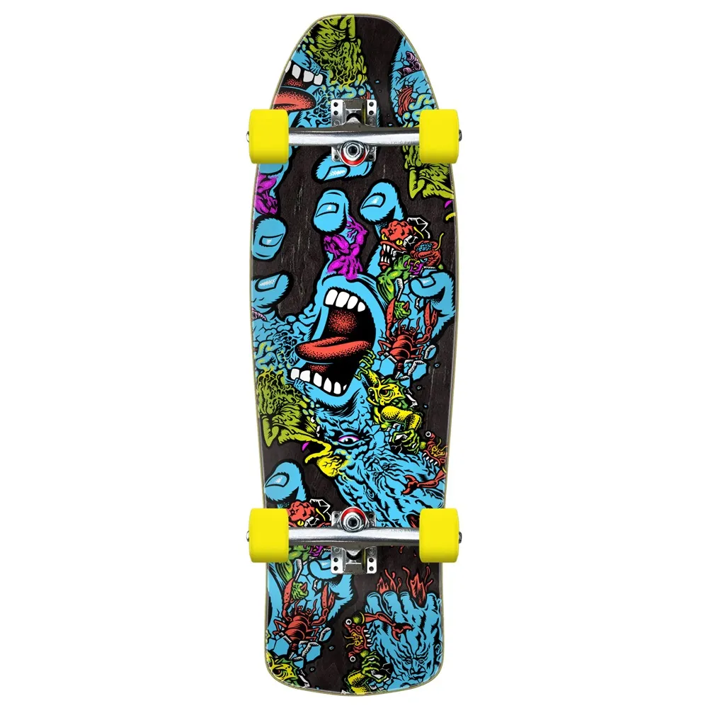 Santa Cruz Roskopp Screaming Five 34 Shaped Cruiser Skateboard