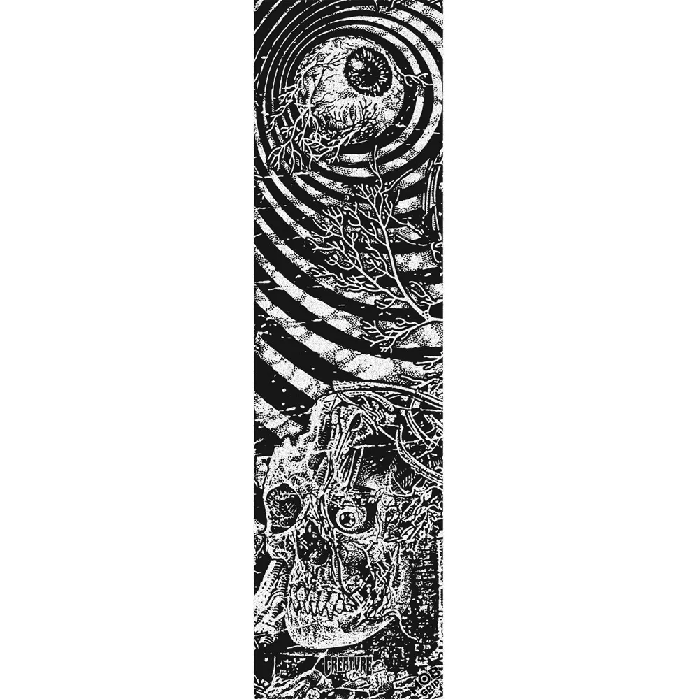 Mob X Creature Fortress Perforated 9 x 33 Skateboard Grip Tape Sheet