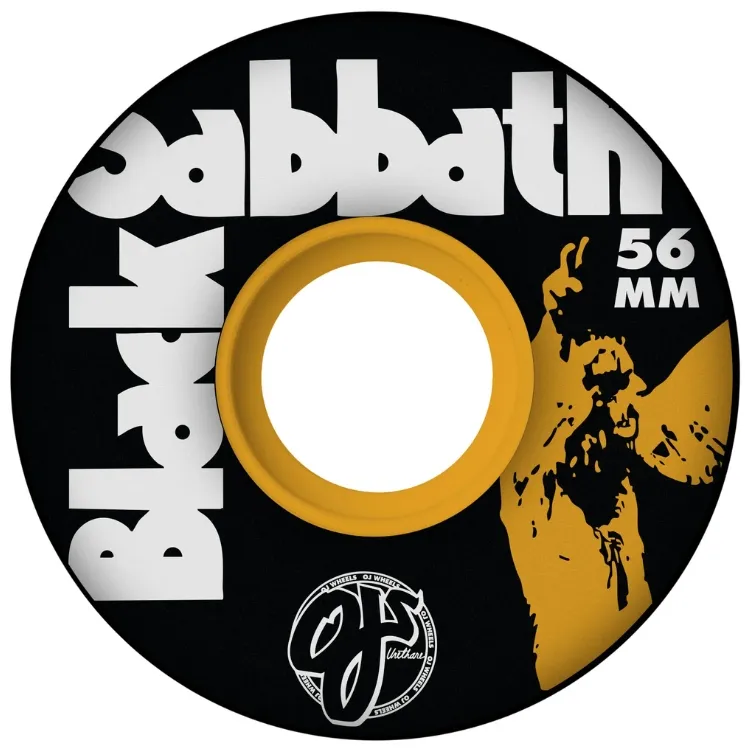 Oj X Black Sabbath Vol 4 Keyframe Black 78A 56mm Skateboard Wheels