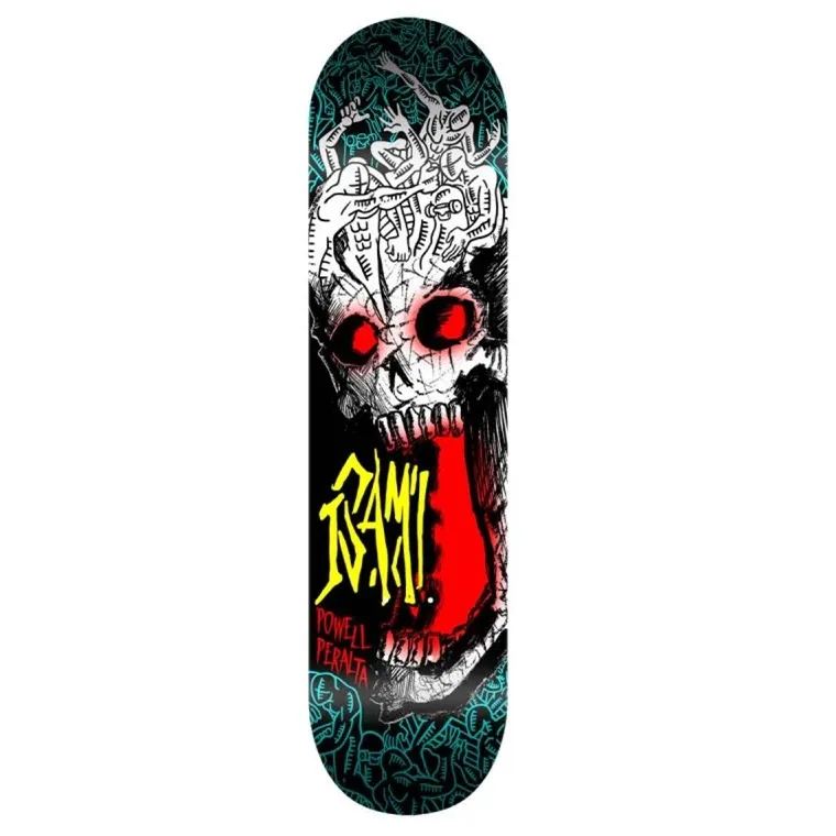 Powell Peralta Yamamoto Skull Freestyle 7.25 Skateboard Deck