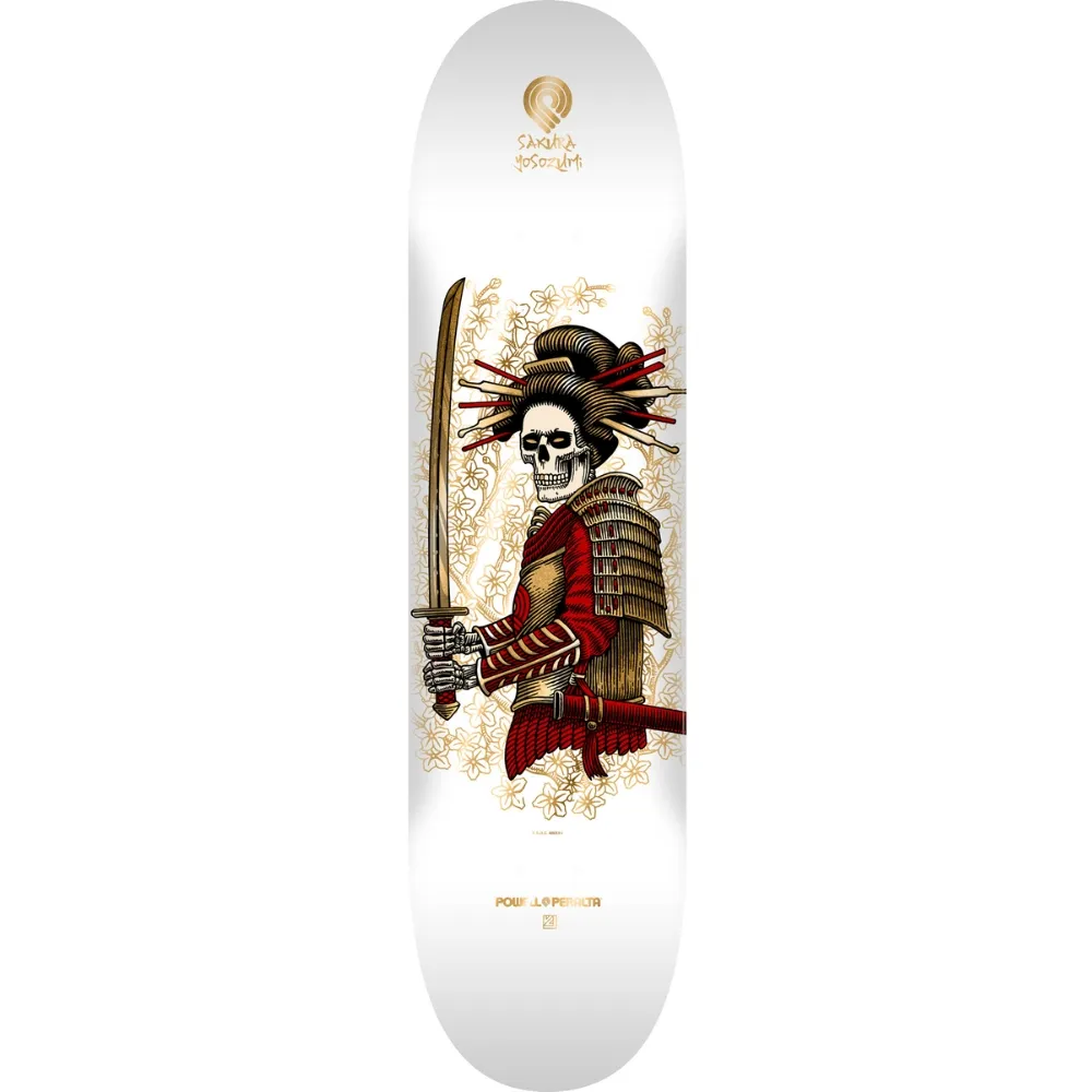 Powell Peralta Yosozumi Onna Bugeisha 8.25 Skateboard Deck