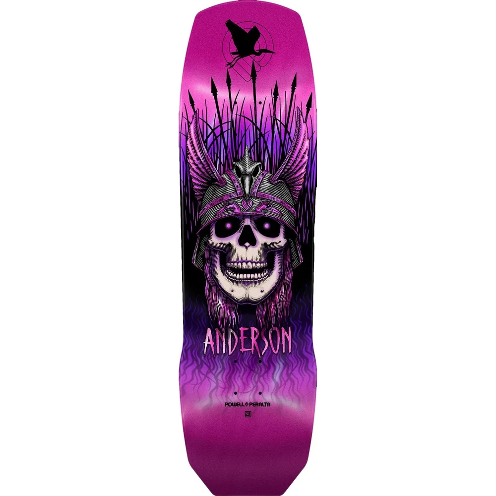 Powell Peralta Anderson Heron Pink Foil 9.13 Skateboard Deck