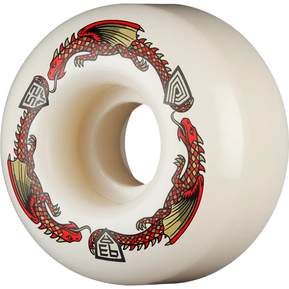 Powell Peralta Dragons Symmetrical 93A 52mm x 31mm Skateboard Wheels
