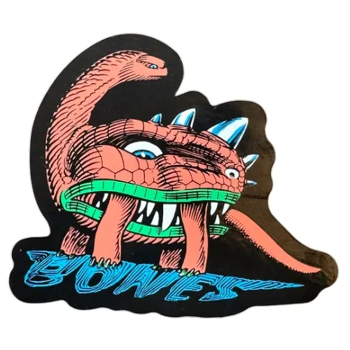 Bones Dino Sortas Sticker [Colour: Red]