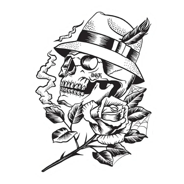 Dgk Pachuco Skateboard Sticker