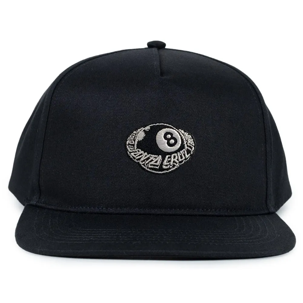 Santa Cruz Winkowski Eighth Planet 5 Panel Black Snapback Hat