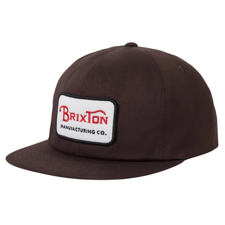 Brixton Grade Pinecone Brown Snapback Hat